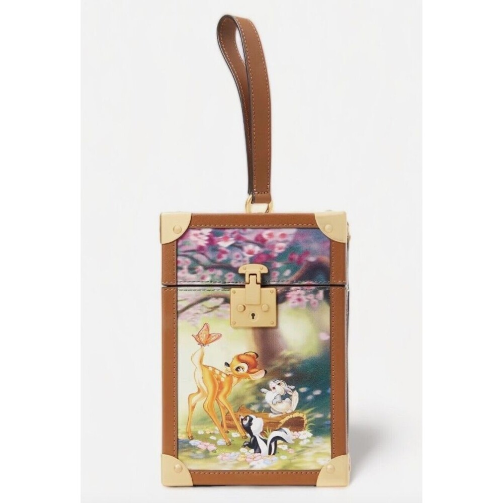 Kate Spade Disney Bambi 3D Leather Trunk Clutch Purse Handbag Bag Collector NWT